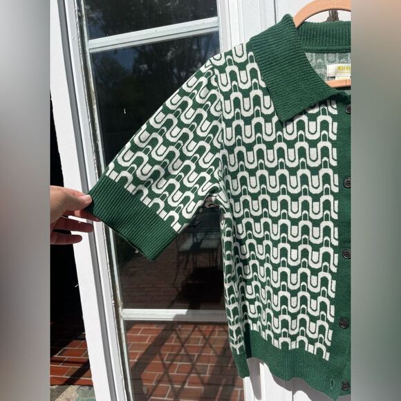 Anthropologie Maeve Kinsely Collared Sweater NWT - Picture 5 of 7